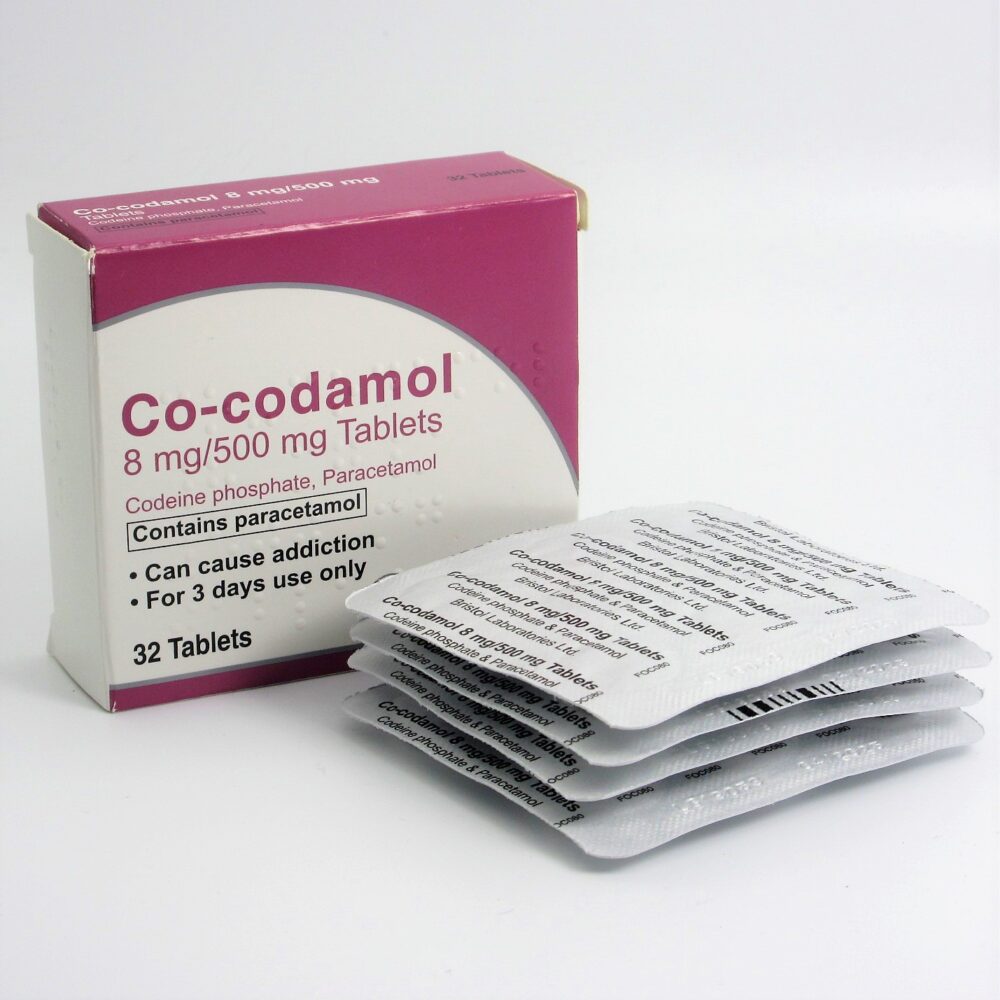 Co Codamol 8 500mg Tablets Acer Pharmacy   Co Codamol 8mg 500mg Tablets 1000x1000 